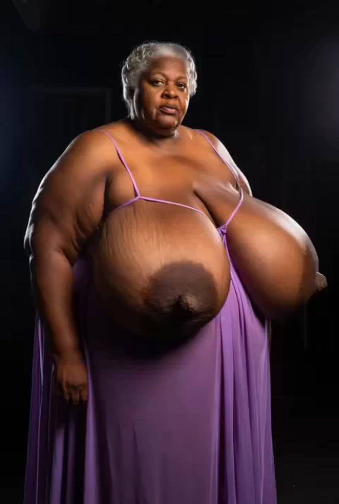 Ai Generated Ebony GILF